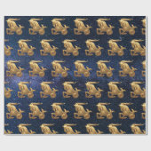 山羊座〔占星術の〕十二宮図 ラッピングペーパー (フラット)