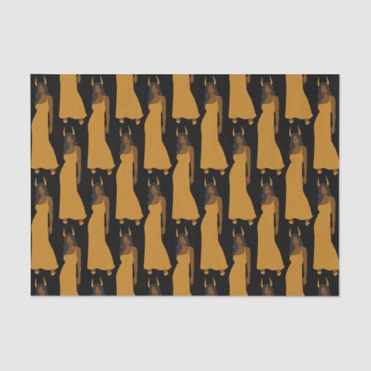 山羊座〔占星術の〕十二宮図 薄葉紙 (正面)