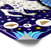 山羊座:「山野望」〔占星術の〕十二宮図 ポスター (角)