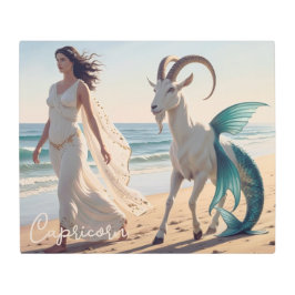 山羊座 | 神話のギリシャの女神 メタルプリント