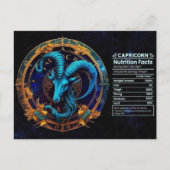 山羊座 誕生日 ポストカード (正面)