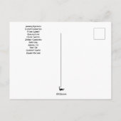 山羊座 1月 誕生月 ポストカード (裏面)