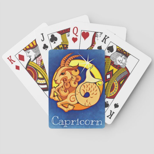 山羊座、Capricorno トランプ (裏面)