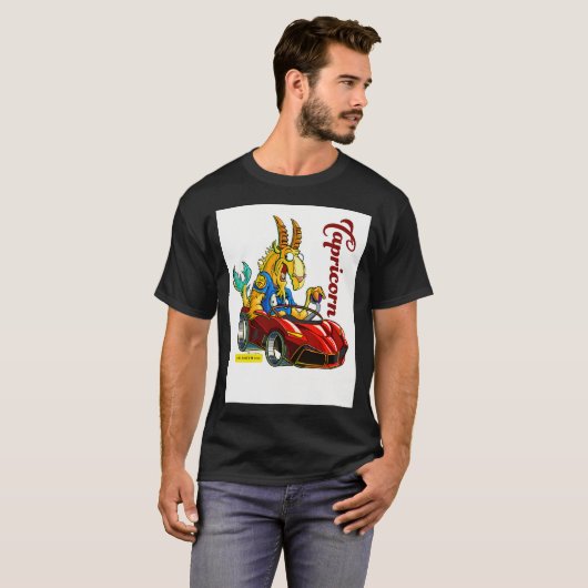 山羊座 Tシャツ (正面フル)