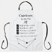 山羊座- To-Doリスト エプロン (正面)