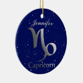 山羊座Sun記号（名前あり） セラミックオーナメント (右)