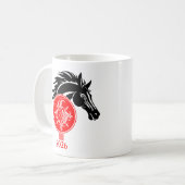 山羊座x馬の年2026 コーヒーマグカップ (正面左)