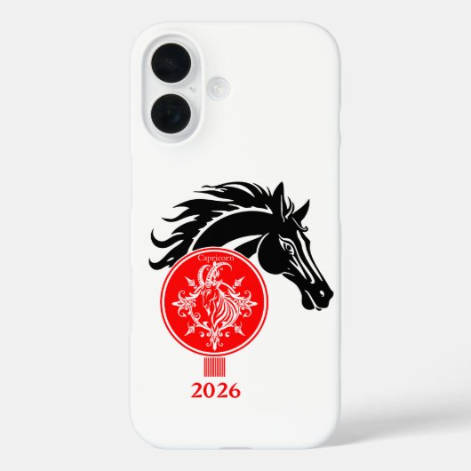 山羊座x馬の年2026 Case-Mate iPhoneケース (裏面)