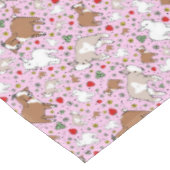 山羊（ピンク） テーブルクロス (アングル)