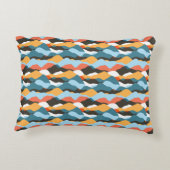 山脈の波 アクセントクッション (裏面)