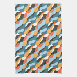 山脈の波 キッチンタオル