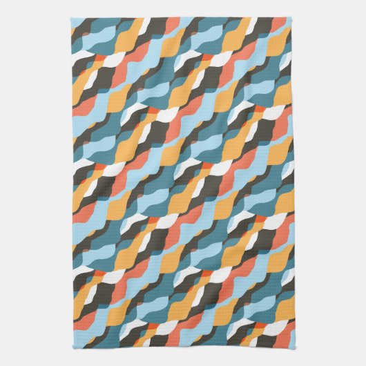 山脈の波 キッチンタオル (縦)