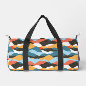 山脈の波 ダッフルバッグ (正面)