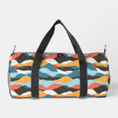 山脈の波 ダッフルバッグ (裏面)