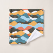 山脈の波 バスタオルセット (ウォッシュタオル)