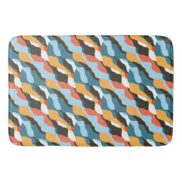 山脈の波 バスマット