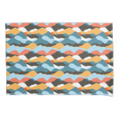 山脈の波 枕カバー (正面)