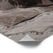 山脈の空中表示 ポスター (角)