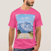 山脈グラフィック Tシャツ (正面)