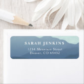 山脈差出人住所ラベル ラベル (インサイチュ)