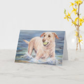 山脈挨拶状 カード (黄色い花)