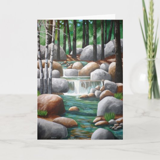 山脈流れ カード (正面)