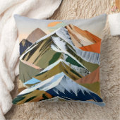 山脈素晴らし山脈 クッション (ブランケット)