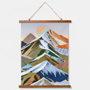 山脈素晴らし山脈 吊り下げ型タペストリー