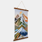 山脈素晴らし山脈 吊り下げ型タペストリー