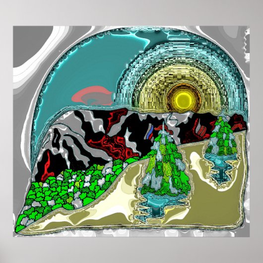 山脈14 ポスター (正面)