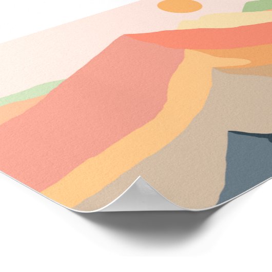 山脈 ポスター (角)