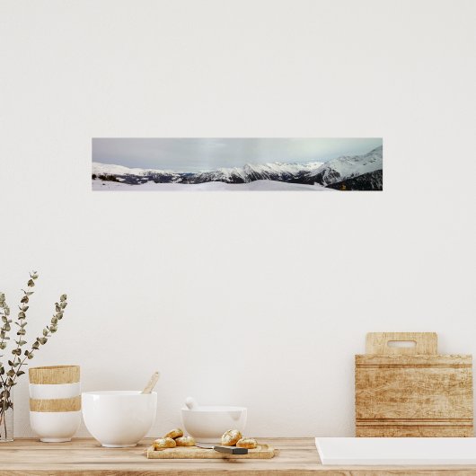 山脈 ポスター (キッチン)