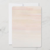 "山脈"結婚式招待状5"x7"紫 招待状 (裏面)