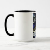 山脈Snowbankのマグ マグカップ (左)