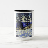 山脈Snowbankのマグ マグカップ (中央)