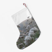 山腹の野草 スモールクリスマスストッキング (裏面 (吊り時))