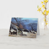 山腹草原カード カード (黄色い花)