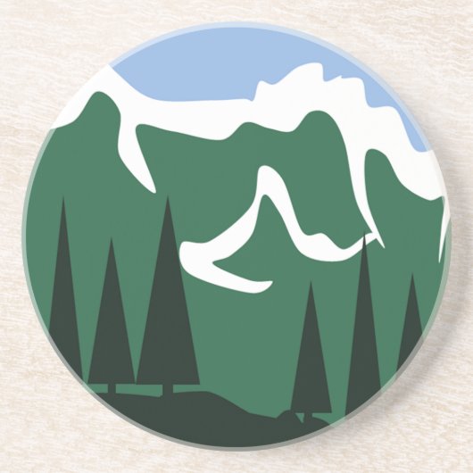 山腹 コースター (正面)