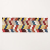 山自然カラフル形 ヨガマット (正面(横))