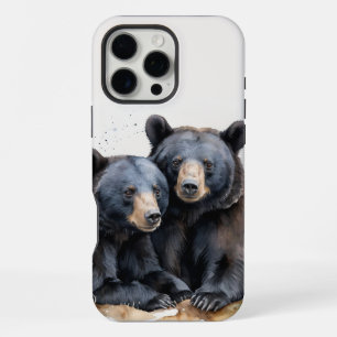 山自然ワイルダネス山黒クマ iPhone 16 PRO MAXケース