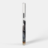 山自然ワイルダネス山黒クマ SAMSUNG GALAXYケース (右側面)