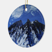 山色彩の鮮やか芸術オーナメント セラミックオーナメント (左)