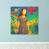 『山芋の神託』 キャンバスプリント (インサイチュ (ウッドフロア))