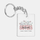山花お洒落姉妹は友最高の友 キーホルダー (正面左)