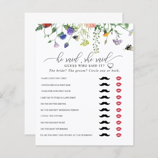 山花がこう言った |ブライダルシャワー (正面/裏面)