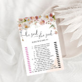 山花が彼女がブライダルシャワーの試合を言った