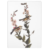 山花に咲く栗の鳥 クリップボード (裏面)