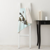 山花に咲く栗の鳥 シェルパブランケット (インサイチュ)