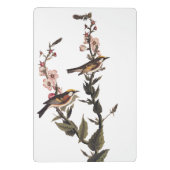 山花に咲く栗の鳥 ミニクリップボード (裏面)