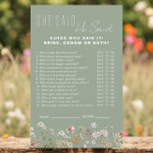 山花のブライダルシャワーは彼女がゲームを言った